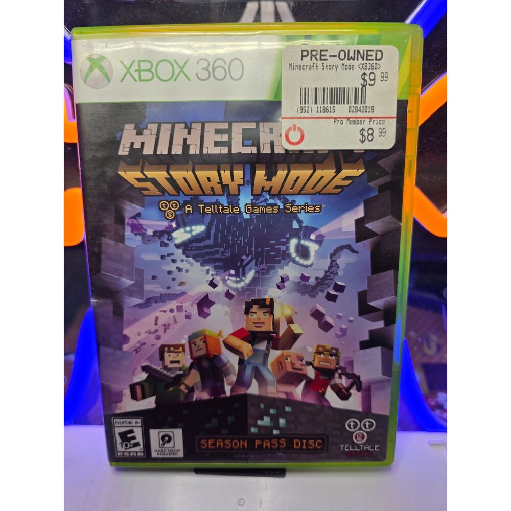Minecraft Story Mode Season Pass for Microsoft Xbox 360